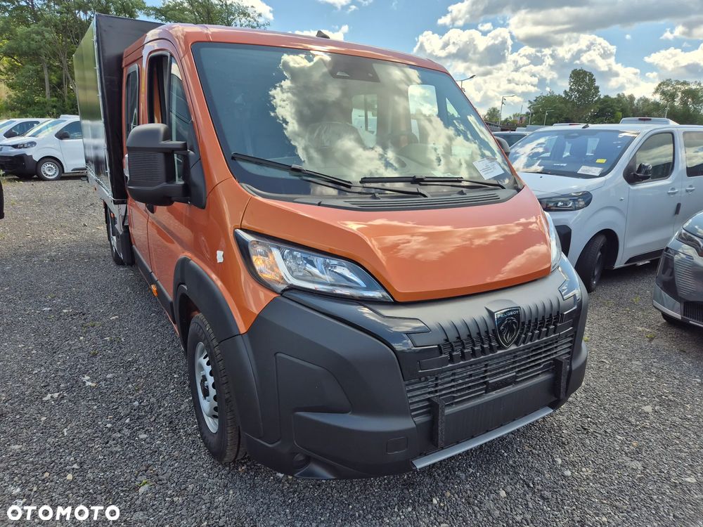 Peugeot Boxer Podwójna Kabina Dobel Brygadowy 7miejsc Skrzynia 3.2m PLANDEKA + HAK  !! OD RĘKI !! - 5