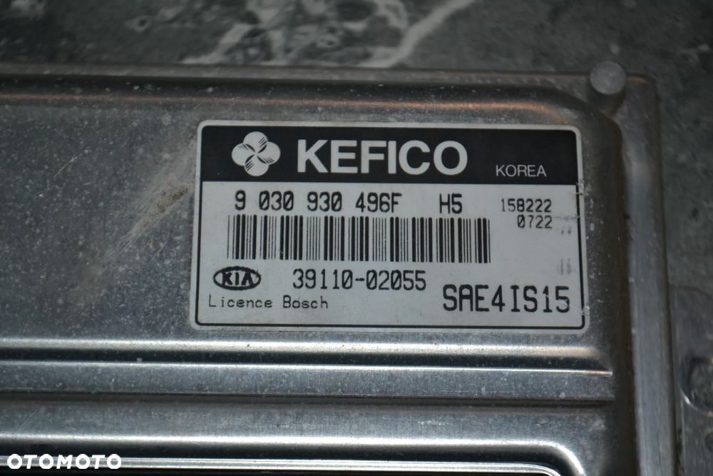 KIA PICANTO 1,1 KOMPUTER STEROWNIK SILNIKA 39110-02055 - 2