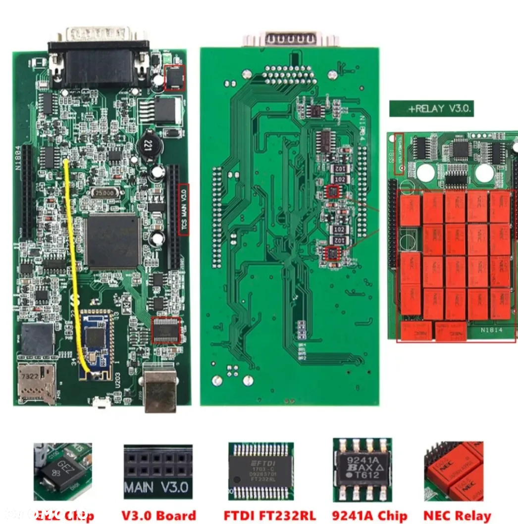 zestaw diagnostyczny  2021 v3 ds150e multidiag osobowe ciezarowe - 4