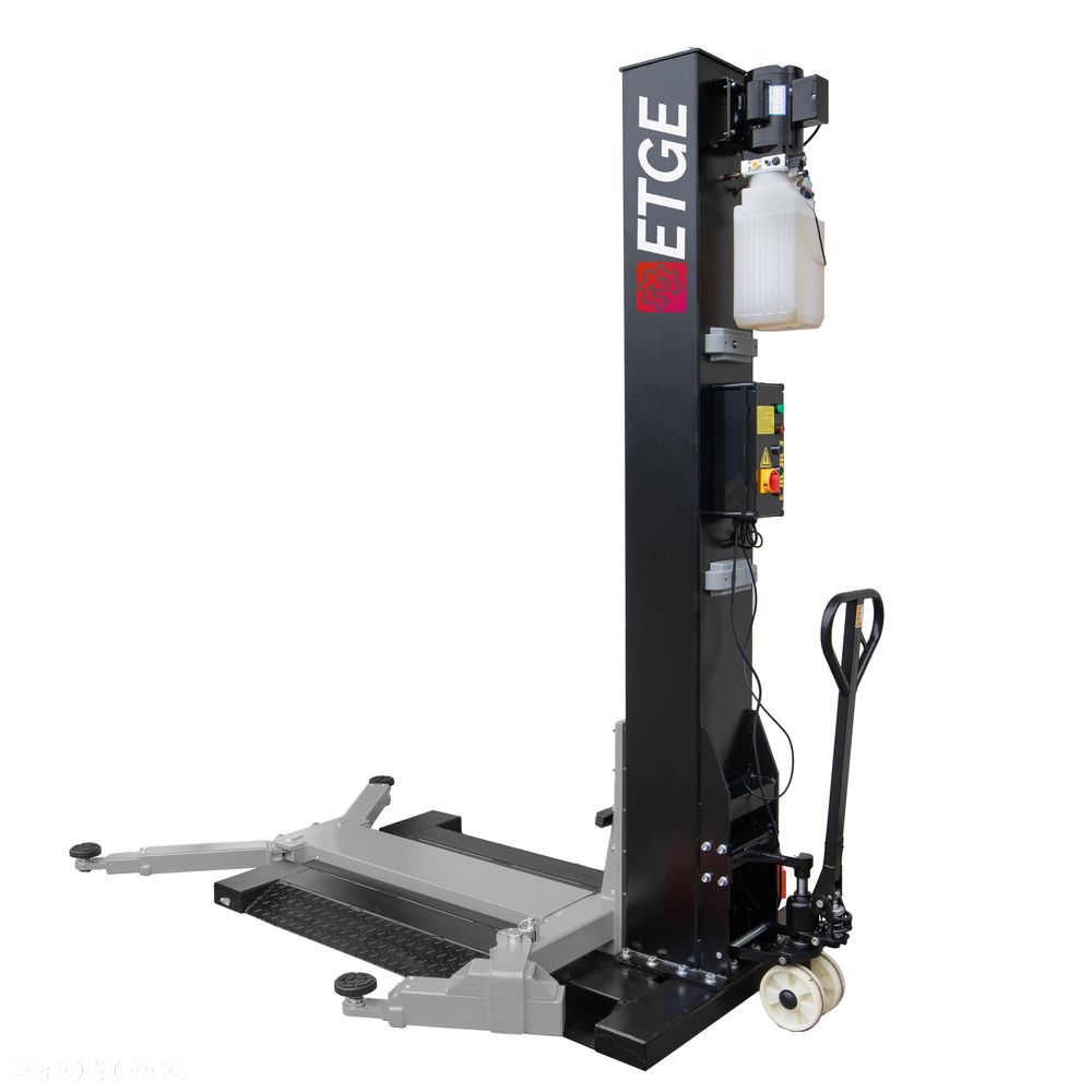 Podnośnik Jednokolumnowy Mobilny ETGE- 2800LIFT Pełny Automat Udźwig 2800KG - 10