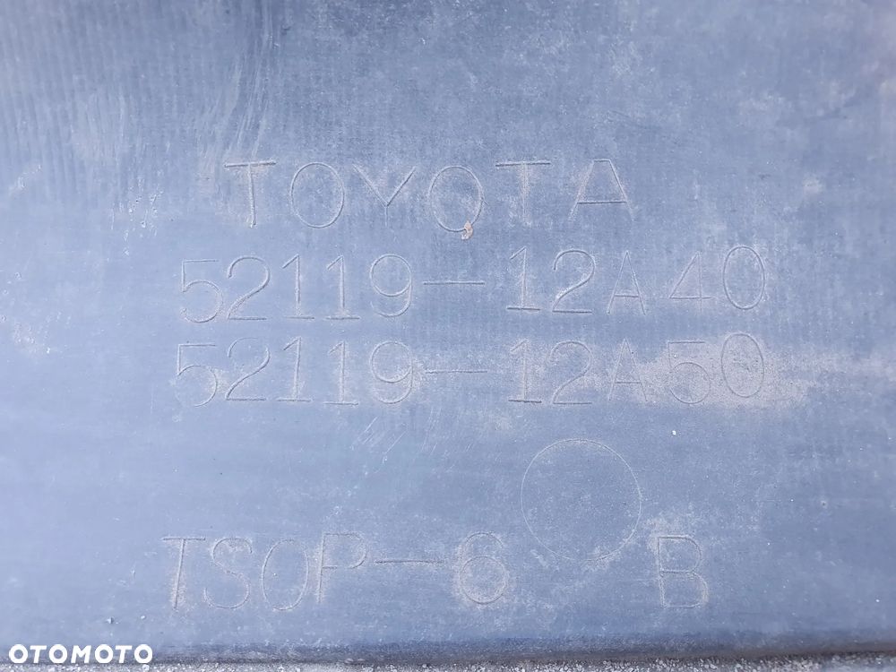 2006-2009r Toyota Auris I zderzak przód oryginał pod spryski 52119-12A40 - 14