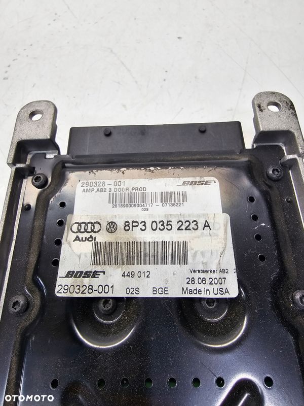 WZMACNIACZ BOSE AUDI A3 8P LIFT 8P3035223A - 4