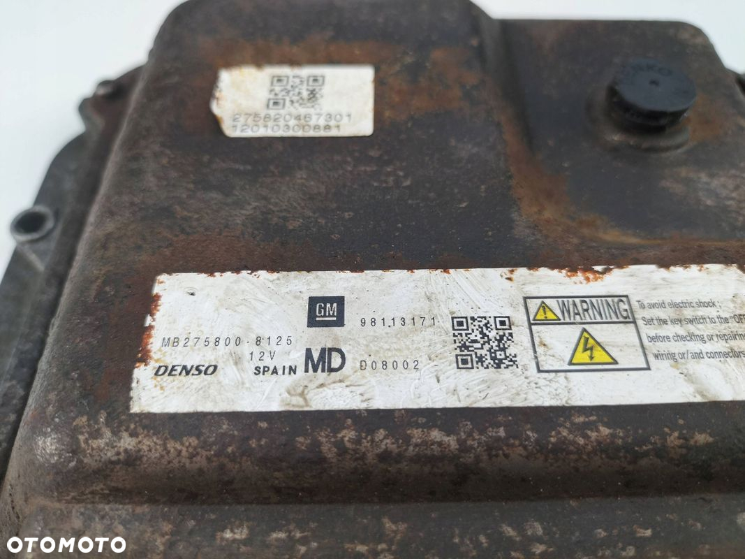 STEROWNIK SILNIKA KOMPUTER OPEL ASTRA H ZAFIRA B 98113171 - 4