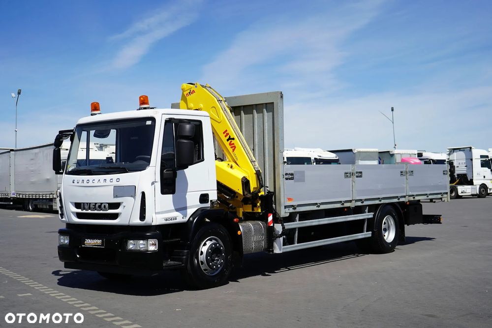 Iveco EUROCARGO / 180E25 / SKRZYNIOWY + HDS / HYVA HB 150 X / ROTATOR / WIDŁY / PILOT - 2