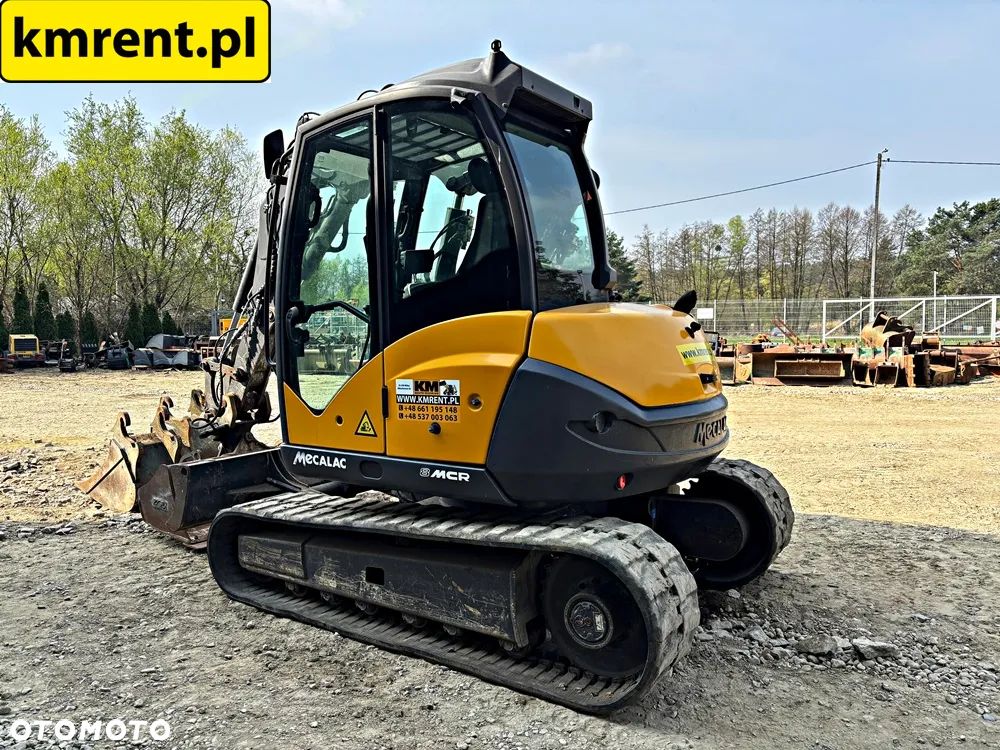 Mecalac 8 MCR MINI-KOPARKA 2017R. | MECALAC 6 MCR, JCB 8065 8080 8085 85 Z  VOLVO ECR 88, CAT 308, 307 , BOBCAT 80 KOMATSU PC 88 - 17