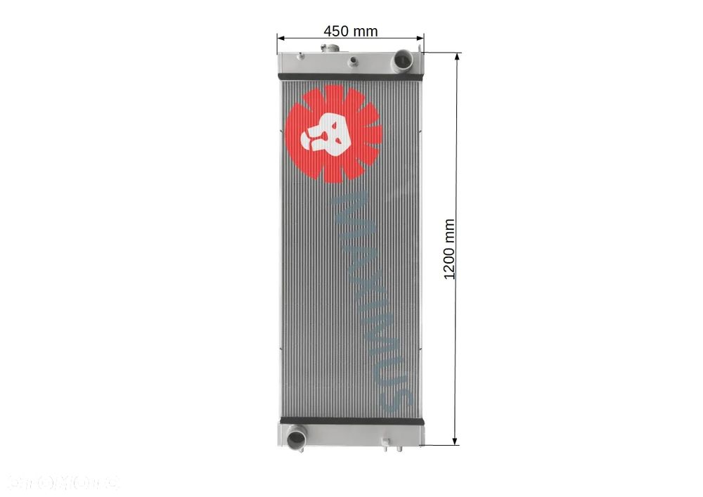 NOWA CHŁODNICA WODY KOMATSU PC400 PC450 2070375120 2080371110 - 2