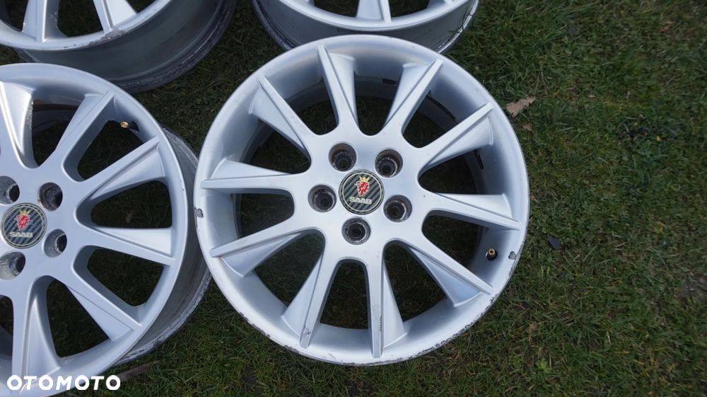 SAAB 9-5 felgi aluminiowe BBS ET40 5X110 7J17 - 4