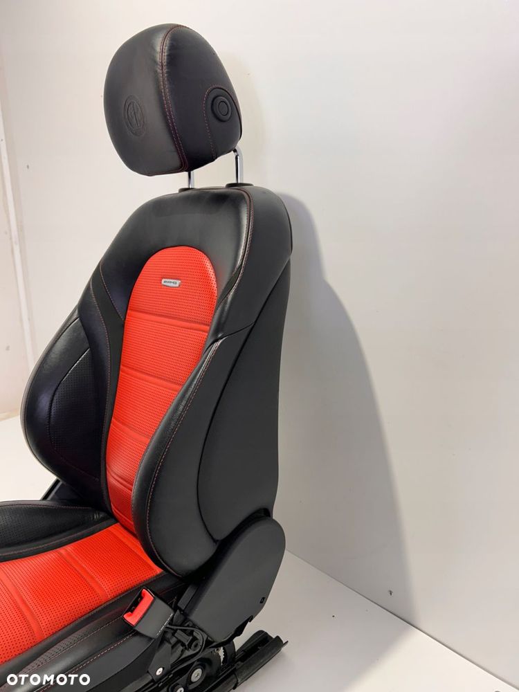 MERCEDES C KLASA W205 C63 FOTEL PRZEDNI KOMPLETNY - 13