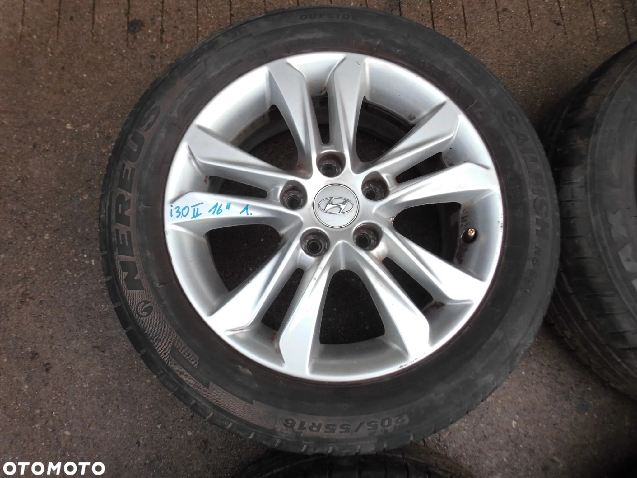 KOŁA FELGI ALUMINIOWE OPONY LETNIE 205/55R16 HYUNDAI I30 II KIA CEED II - 2