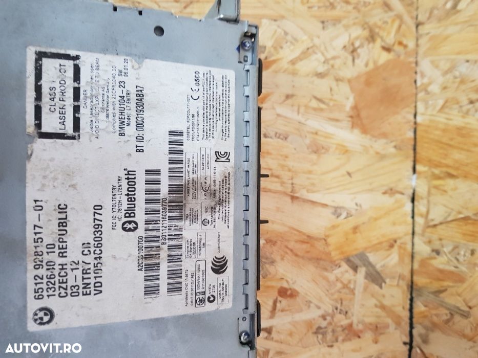 Radio CD Professional Bmw F30 F31 F32 F20 F21 Cod - 1