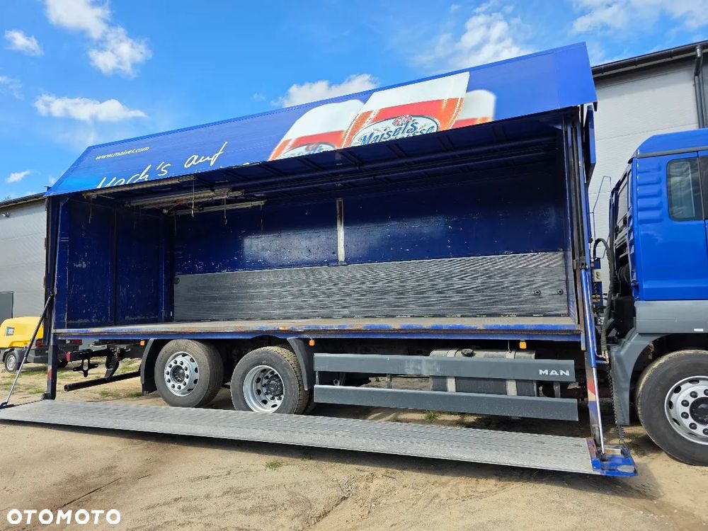 MAN TGS 26.360 TYLKO 412 TYS km BURTY OTWIERANE HYDRAULICZNIE KLIMATYZACJA - 6