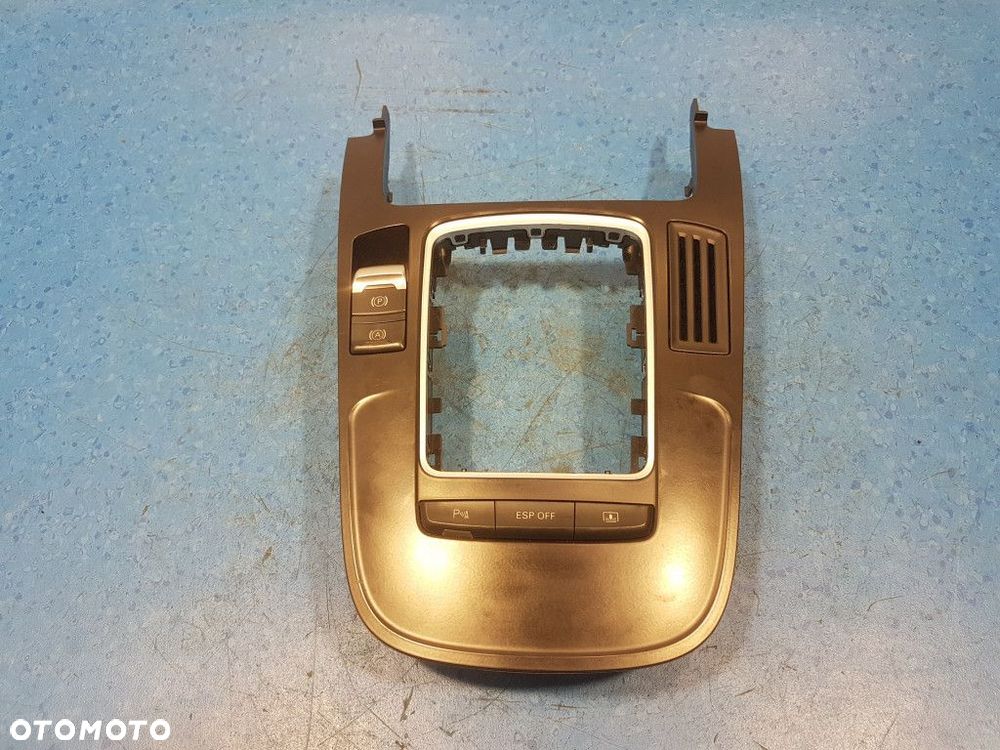 AUDI A5 8T RAMKA TUNEL 8K0419506AC PRZYCISKI PDC ESP ROLETA HAMULEC RĘCZNY - 1