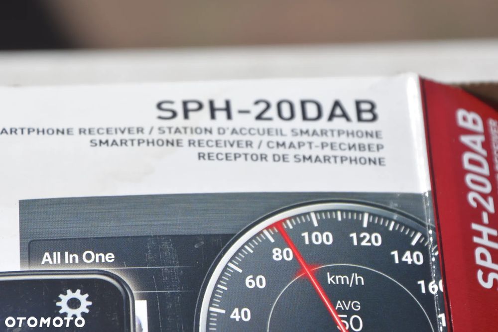 PIONEER SPH-20DAB 1DIN USB MP3 RADIO UCHWYT NA TEL - 4