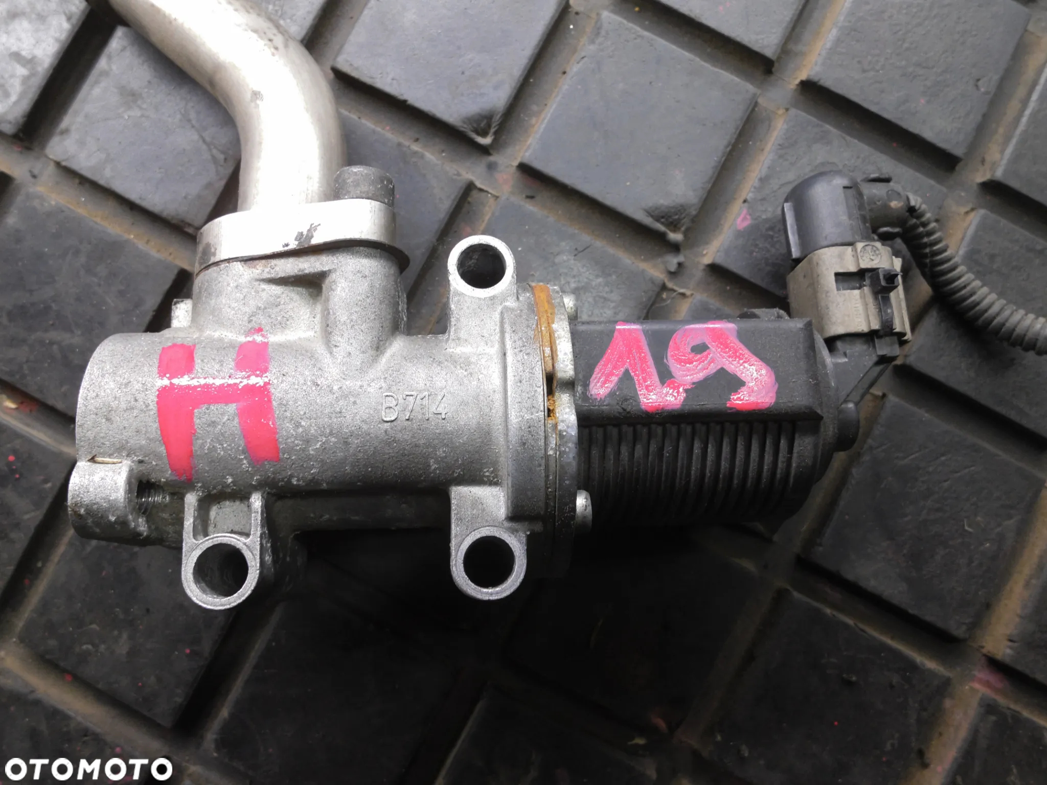 EGR OPEL ASTRA H 1.9 CDTI 8V +RURKA EGR KOMPLET - 2