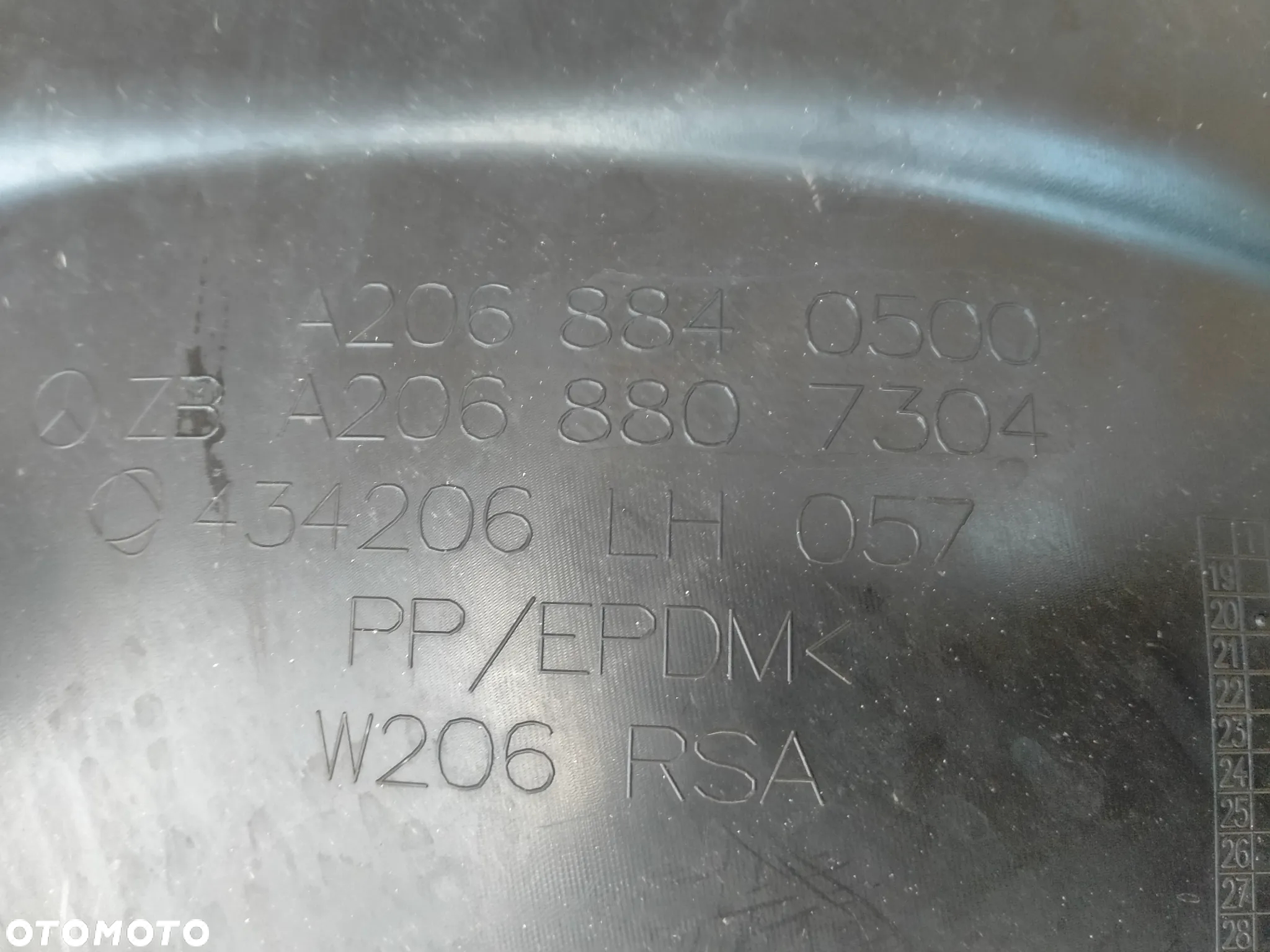 MERCEDES C Klasa W206 / NADKOLE Lewy przód Lewe przednie / Kompletne / ORYGINAŁ - 7