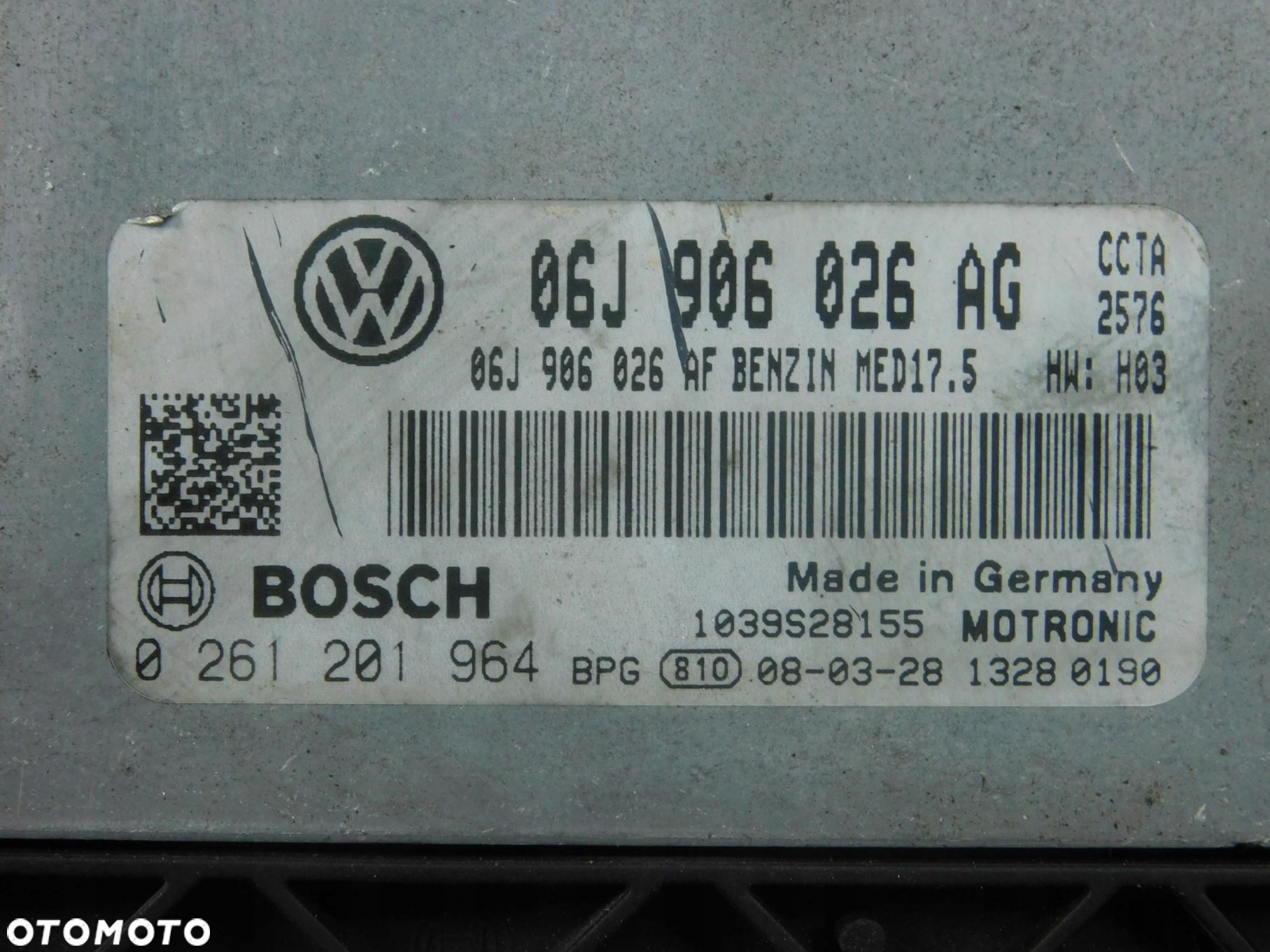 0261201964 06J906026Ag Zestaw Startowy Vw Passat B6 2.0 Tfsi - 6