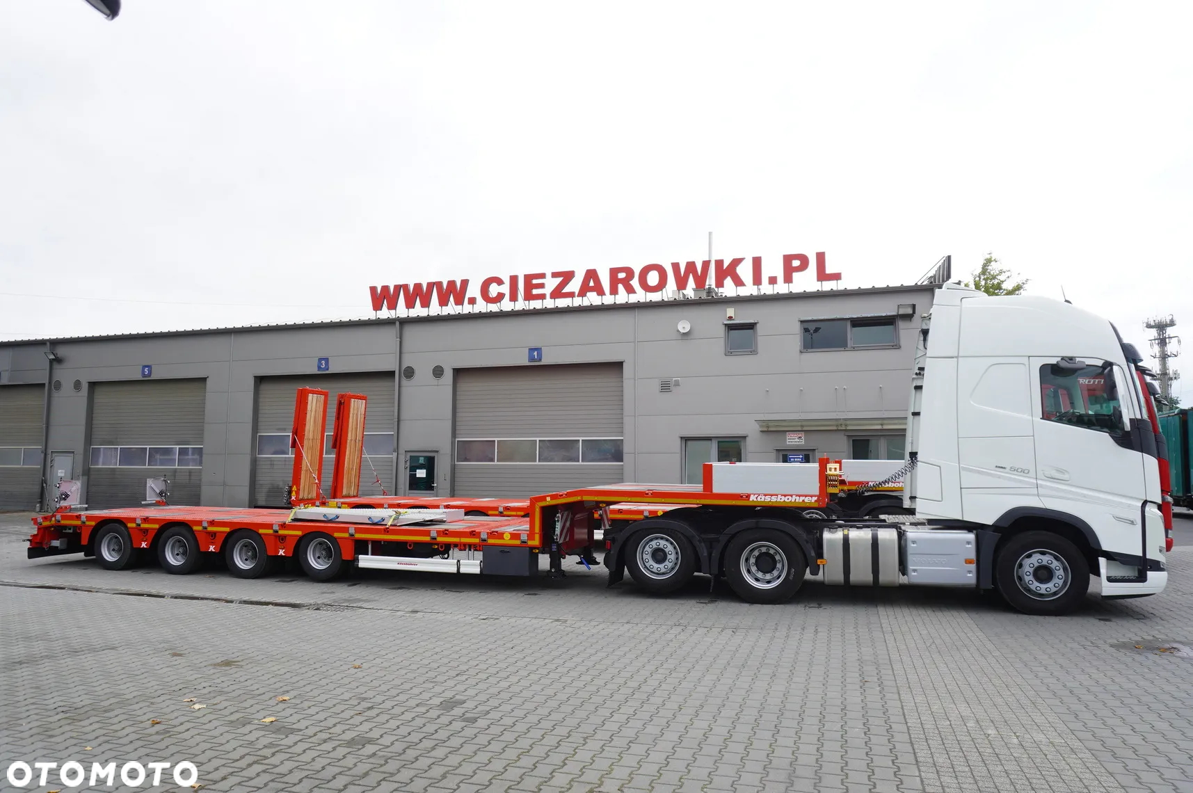 Volvo FH 500 6×2 Globetrotter XL / 2023 / 114 tys.km / FABRYCZNIE NOWA NACZEPA niskopodwoziowa Kässbohrer LB3E - 2