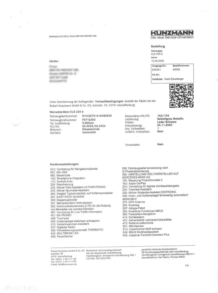 Mercedes-Benz CLS 220 d 9G-TRONIC AMG Line - 13