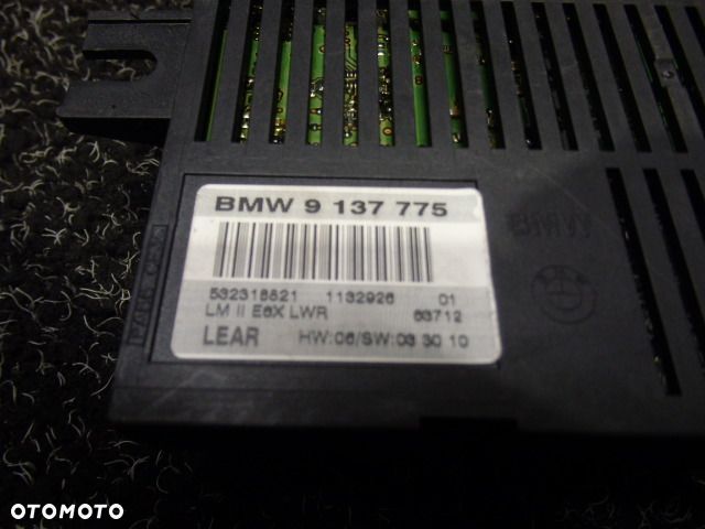 BMW E60 E61 E63 MODUŁ STEROWNIK ŚWIATEŁ 9137775 RAF-AUTO CZĘŚCI BMW - 3