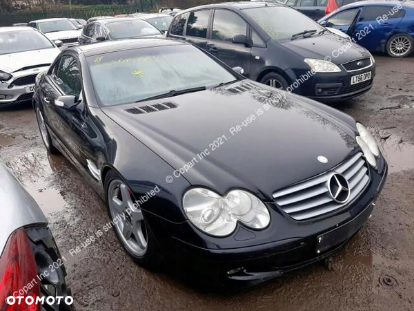 Maska Zderzak Reflektory Błotniki Wzmocnienie Belka Pas Przedni Lampy Mercedes SL500 SL350 R230