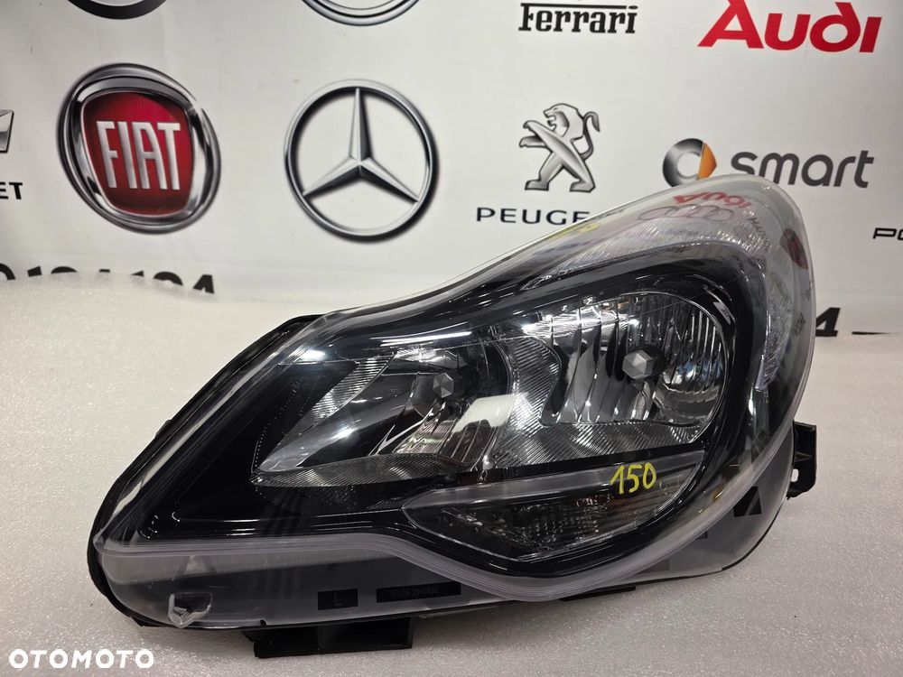 OPEL CORSA D LIFT 11-14 LEWA LAMPA PRZEDNIA PRZÓD , ŁADNA , CIEMNA , BARDZO ŁADNA , NR AUKCJI LPP150 - 1