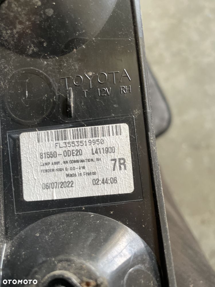 Lampa tył prawa Toyota Yaris Cross - 2