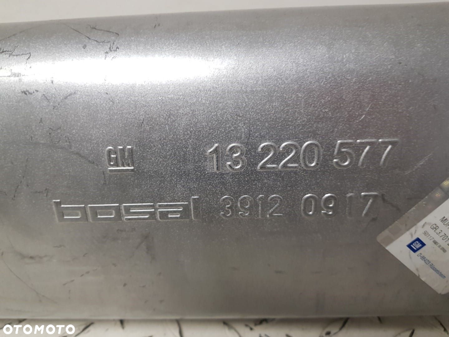 FABRYCZNIE NOWY ORYGINALNY TŁUMIK KOŃCÓWKA WYDECHU OPEL CORSA C COMBO C 01 -11 BOSAL GM 13220575 - 3