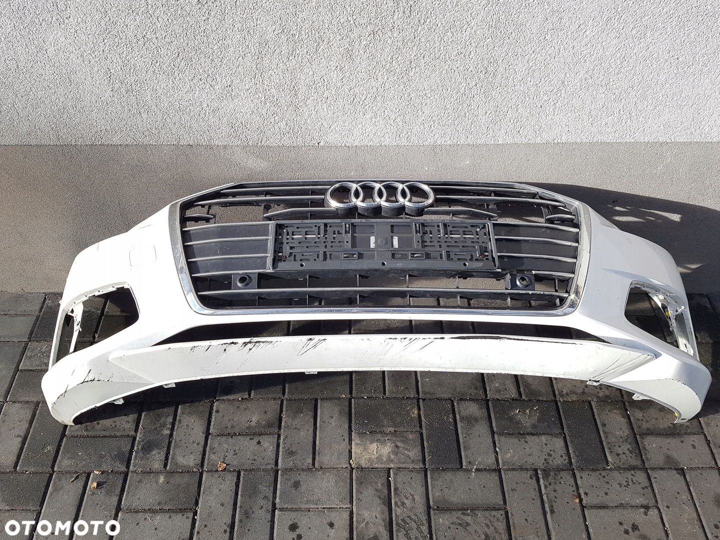 AUDI A6 C7 zderzak przód grill 4K0807437A - 8