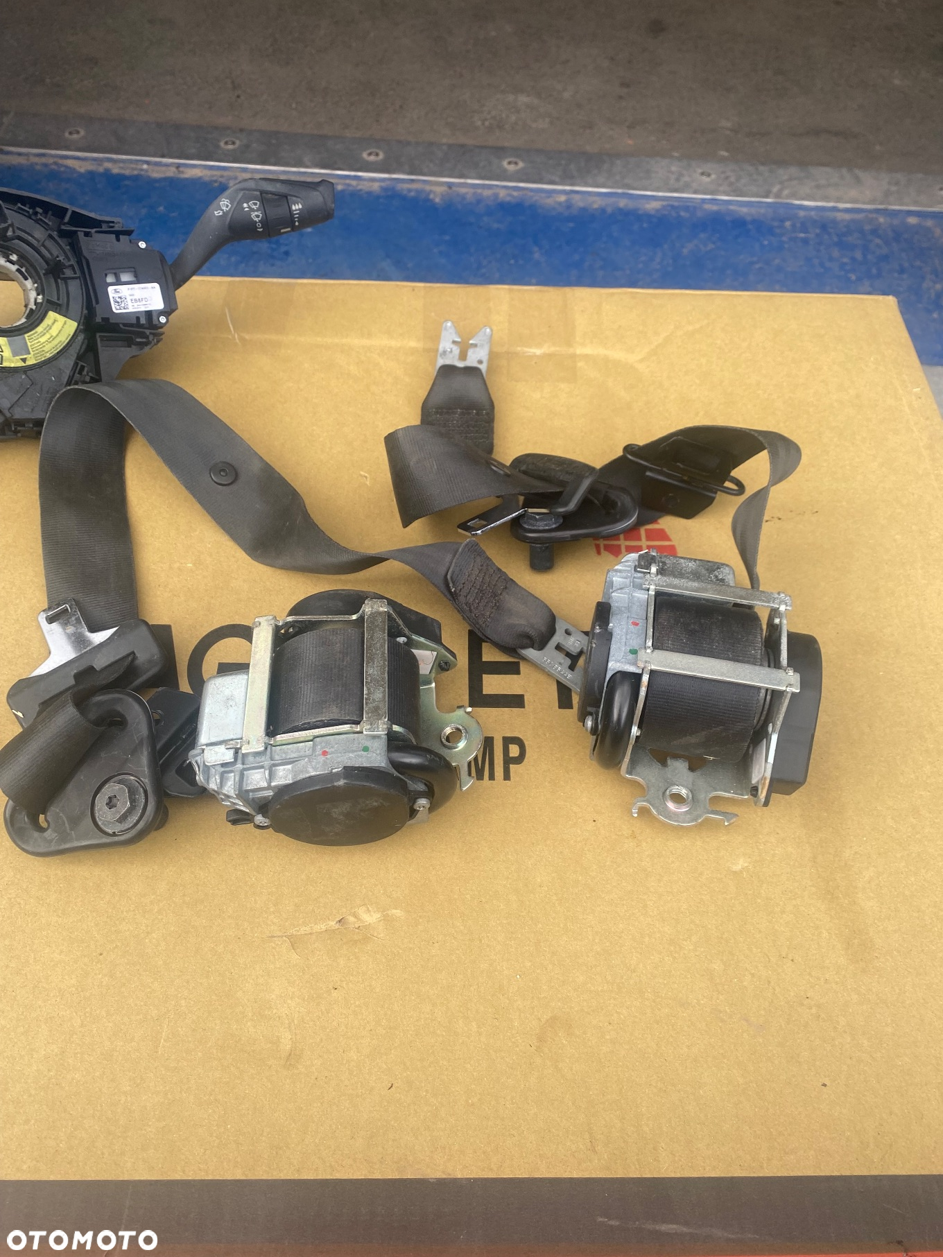 RENAULT MEGANE 3 III SCENIC III  Oryginalne ! 2 szt 2 x napinacz pasa Napinacze pasów PAS  PASY BEZPIECZEŃSTWA  przód przednie lewy prawy komplet pasów przednich 868840008R  868850008R Wwa - 2