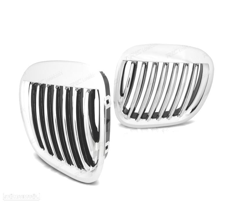 GRELHAS FRONTAIS BMW Z3 96-05 CROMADO - 2