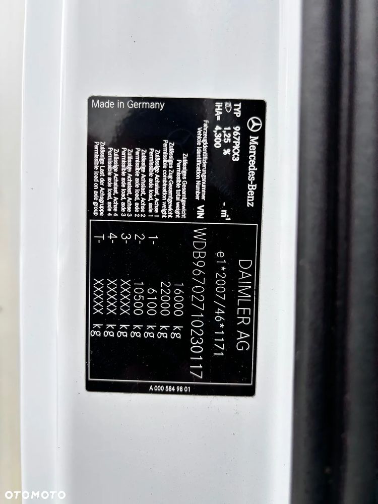 Mercedes-Benz ATEGO 1621 1221,1523,1518,,1218,,1223 CHLODNIA KONTENER WYWROTKILKA SZTUK - 16