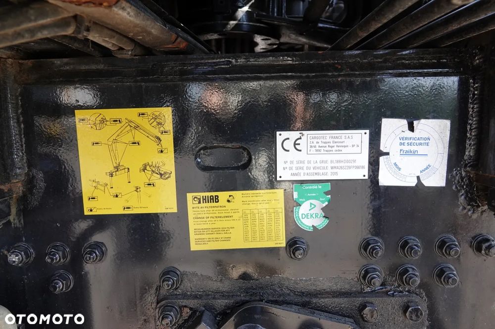 MAN TGS 26.400 / 6x4 / SKRZYNIOWY - 6,5M / HDS HIAB 188 4 x wysów 13 Metrów / EURO 6 / OPONY 100 % / 2016 ROK / STEROWANIE RADIOWE / ROTATOR - 21