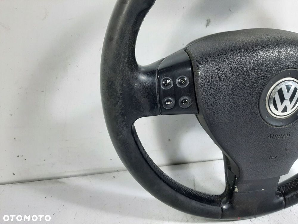 VW TOURAN 05R KIEROWNICA SKORA TROJRAMIENNA MULTIFUNKCJA 1K0419091A AIRBAG - 9