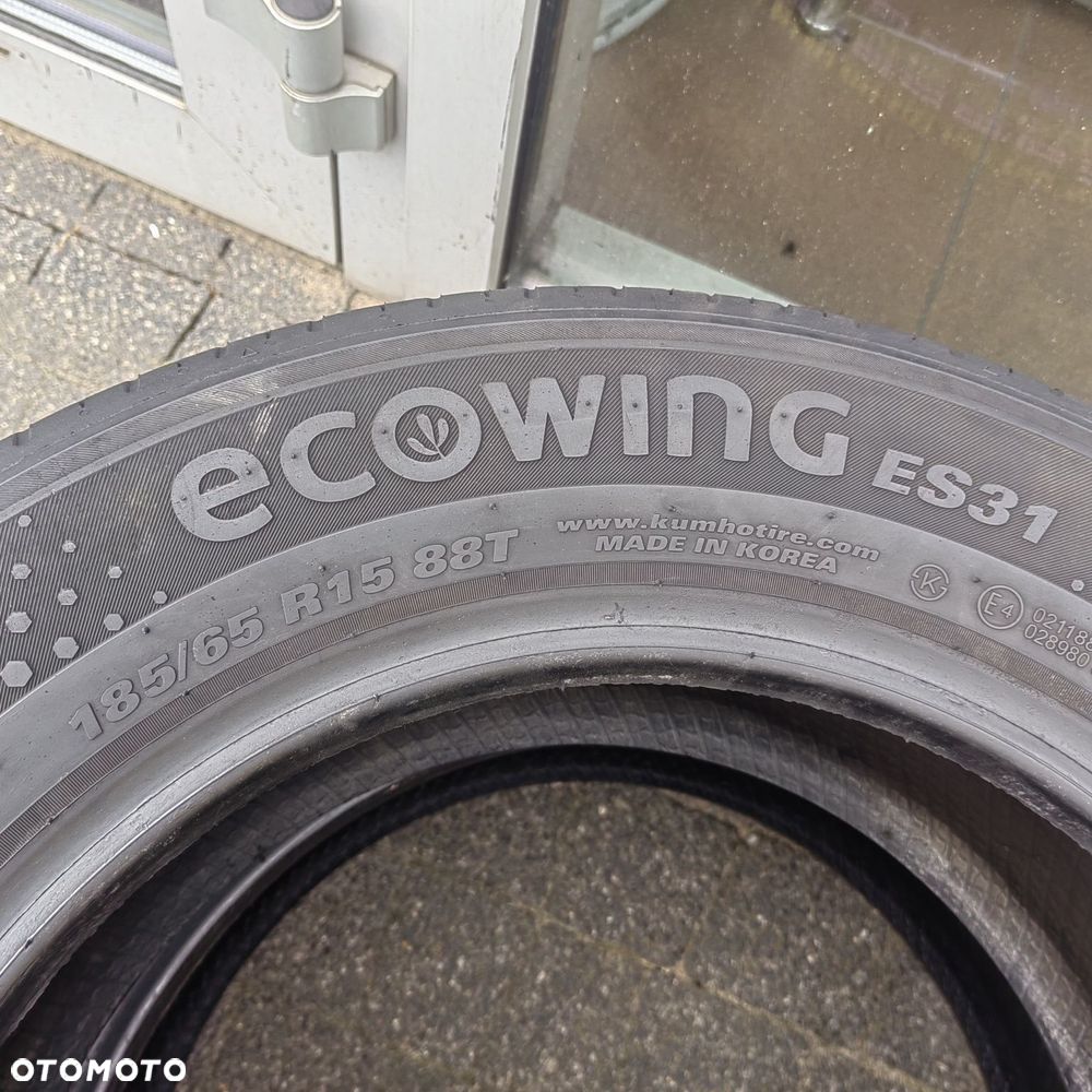 185/65R15 88T Kumho ecowing ES31 opona pojedyncza letnia 2022 - 4