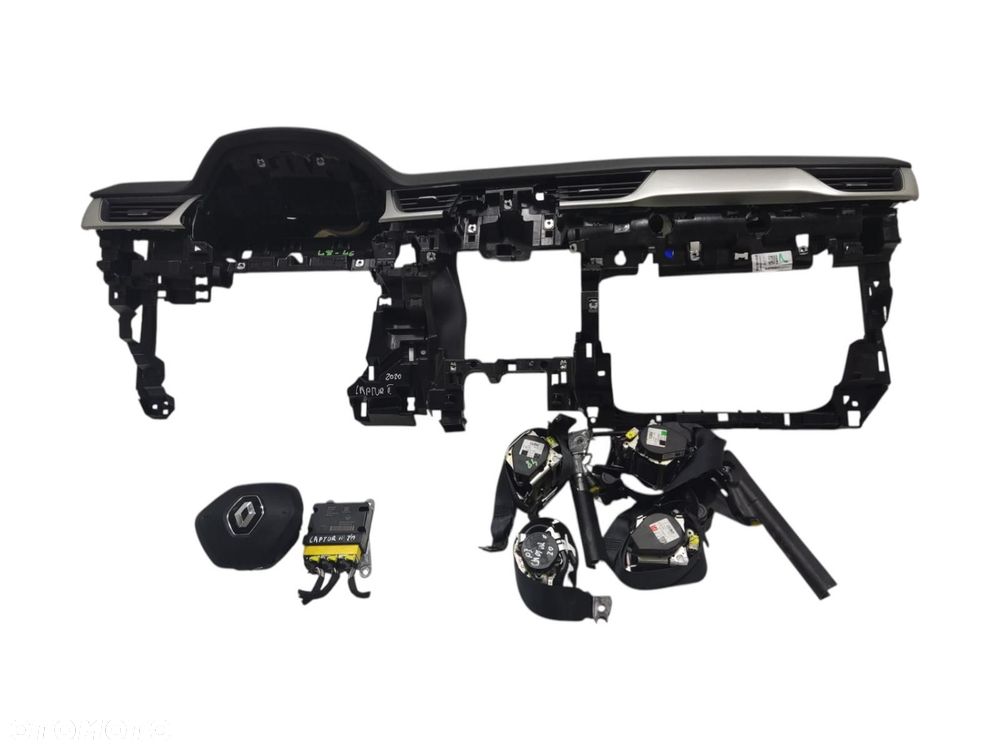DESKA KONSOLA PODUSZKI AIR-BAG PASY SENSOR RENAULT CAPTUR II 2019-2024 - 1