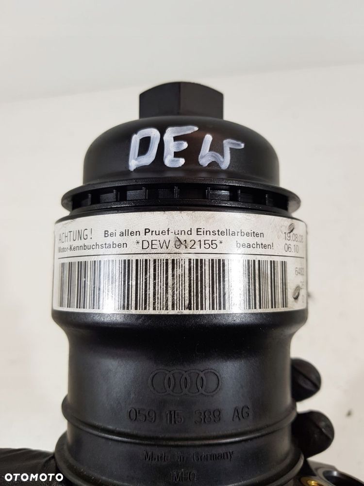 obudowa filtra oleju 059115389ag audi a6 c8 a7 a4 b9 q5 vw 3.0tdi - 7