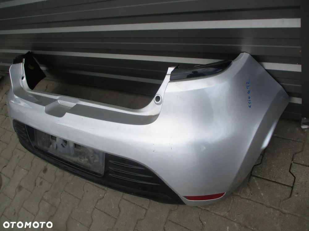 RENAULT CLIO IV 4 LIFT 2016-2019 ZDERZAK TYLNY TED69 SREBRNY - 2