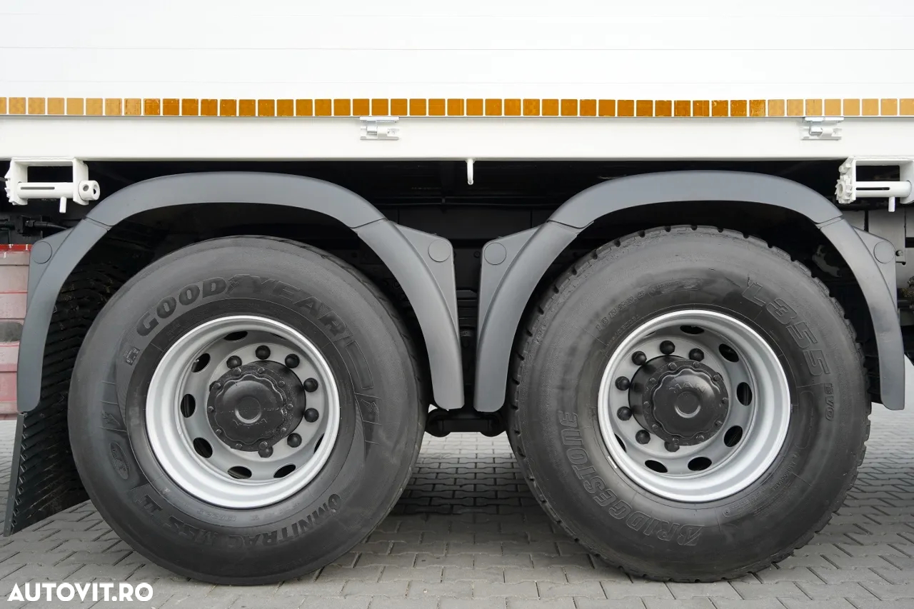 MAN TGS 26.360 / 6X4 / BOTTOM 6.5 M + HDS HIAB 211 EP-5 / CAPACITATE MAXIMĂ DE RIDICARE: 6 900 KG / RADIOCOMANDĂ / ROTARE / MANUALĂ / EURO 6 - 27