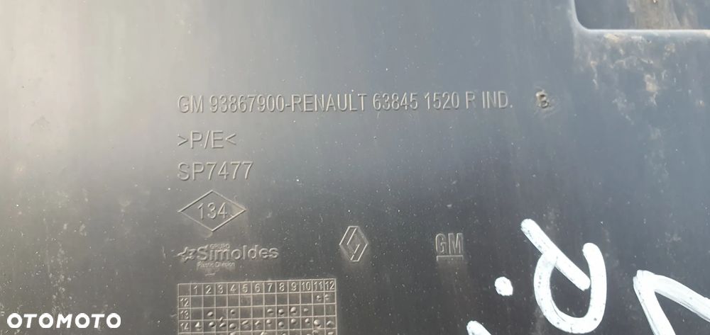 Nadkole prawy przód przednie prawe Opel Vivaro B Trafic III 93867900 638451520R - 4