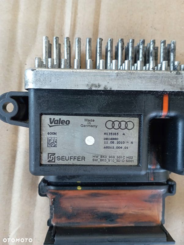 AUDI A4 B8 MODUŁ STEROWNIK WENTYLATORA 8K0959501C 989460D - 3