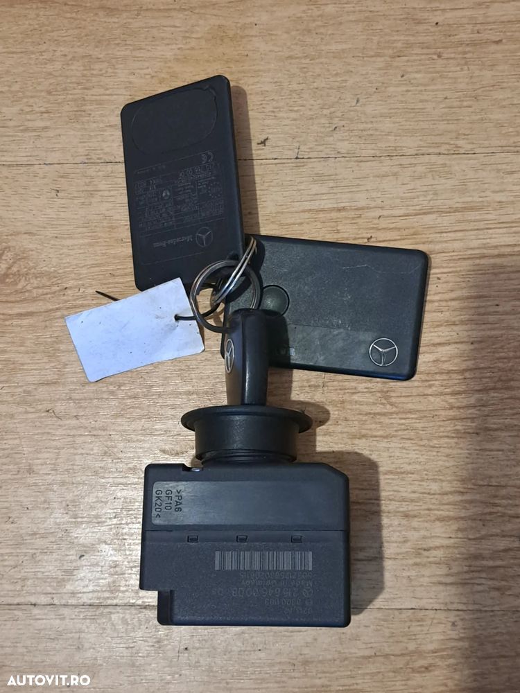 Set Contact Cheie Cartele Keyless Go Originale Mercedes-Benz W220 S-Class / C215 CL-Class - 1