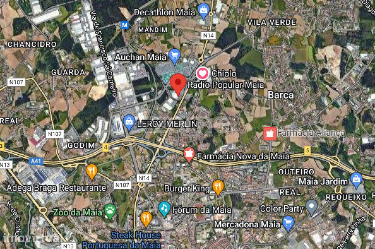 Terreno - 1250m2, com frente para a EN14, Maia, Porto - Grande imagem: 3/17
