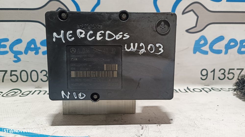 ABS MODULO BLOCO HIDRAULICO MERCEDES BENZ CLASS C W203 A0365454032 0365454032 A0064310312 0064310312 FD05M12 COUPE CL203 CLC CLASS E W211 E220 CLK C209 W209 - 5