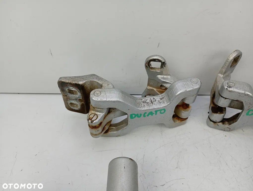 Zawias Drzwi Tylny Prawy Lewy Tył Zawiasy 270 Stopni Fiat Ducato Jumper Boxer III 2006-2024 Komplet - 2