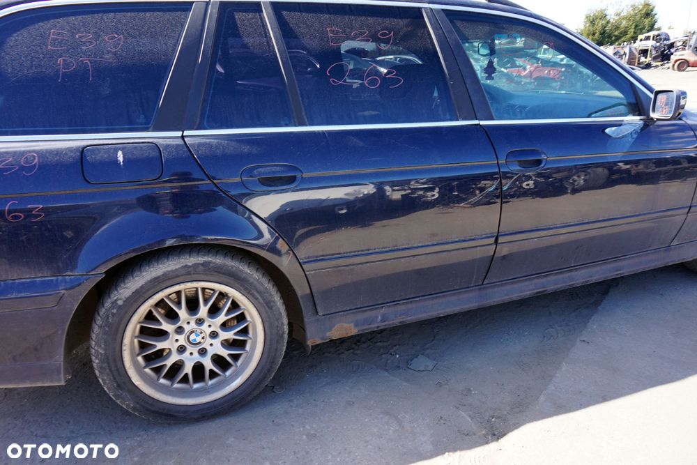 DRZWI TYLNE PRAWE 5 E39 KOMBI 263  GRANATOWY BMW 1995-2000 - 2