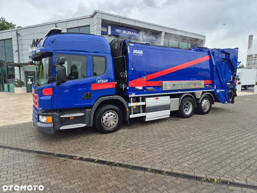 Scania P340 LB 6X2*4 HNB / ŚMIECIARKA / 2 KOMORY / JOAB ANACONDA TWIN / CNG / 1 WŁ / SUPER STAN / BEZWYPADKOWY / SERWISOWANY / TYLNY WSYP / AUTOMAT / EURO 6 - 10