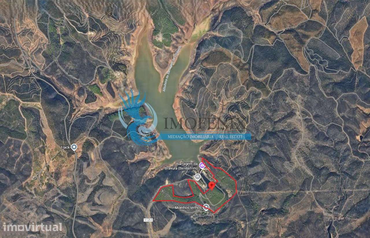 Terreno Rústico com 23 Hectares junto da Barragem da Bravura em Bensaf - Grande imagem: 2/6