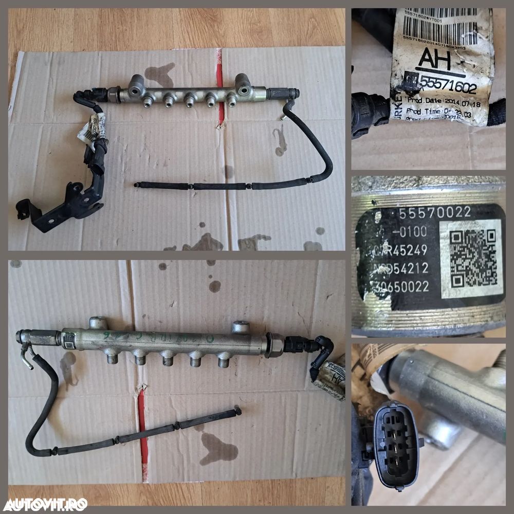 Kit Set Injectie Injectoare Pompa inalta presiune Rampa injectoare Opel Zafira C Insignia Meriva B Astra J 1.6 cdti 2009-2015 - 4