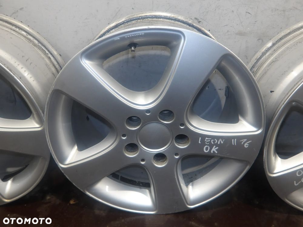 SEAT LEON II 05-09 1.4TSI FELGI ALUMINIOWE ALUFELGI 5X112 7.5J R16 ET42 KBA46305 - 4