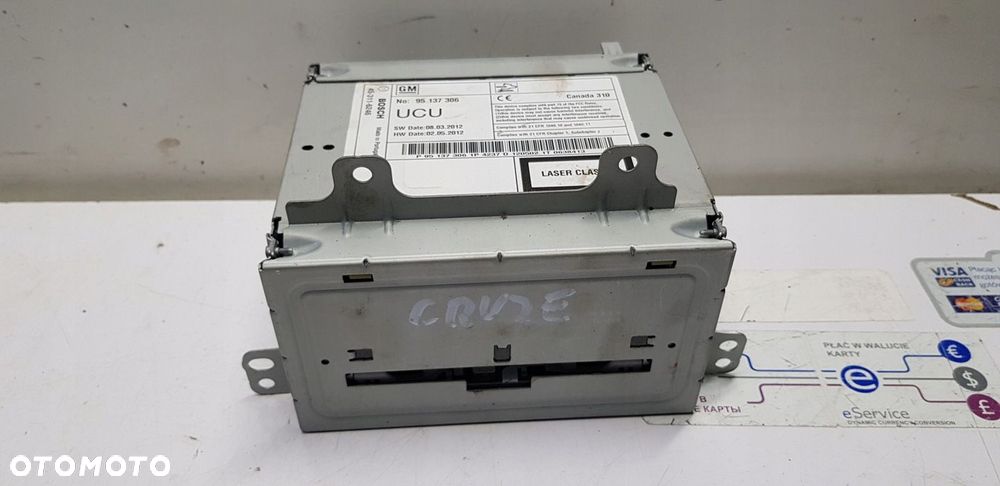 radio nawigacja Chevrolet Cruze - 10